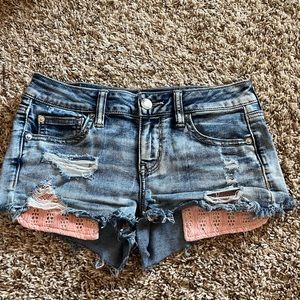 American eagle denim shorts